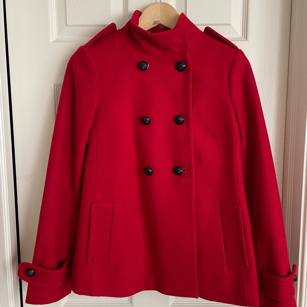 Banana Republic red coat